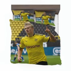 Erling Haaland Strong Dortmund BVB Club Player Bedding Set 1