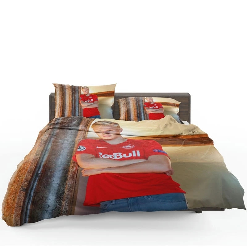 Erling Haaland Top Ranked Salzburg Club Player Bedding Set