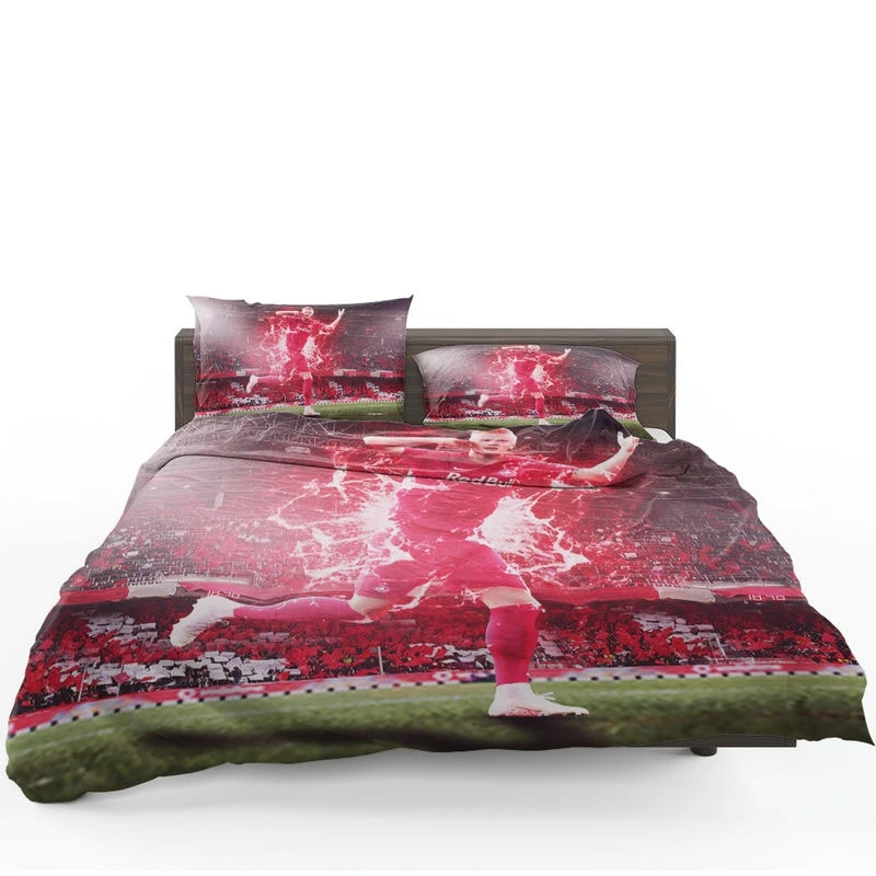 Erling Haaland in Red Bull Salzburg Club Bedding Set