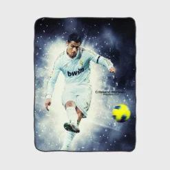 Ethical Cristiano Ronaldo Football Player Fleece Blanket 1