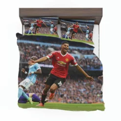 Ethical Football Player Marcus Rashford Bedding Set 1