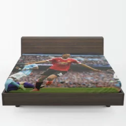 Ethical Football Player Marcus Rashford Fitted Sheet 1