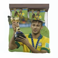 Ethical Football Player Neymar Bedding Set 1