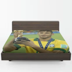 Ethical Football Player Neymar Fitted Sheet 1