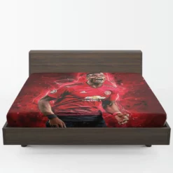 Ethical Football Player Paul Pogba Fitted Sheet 1