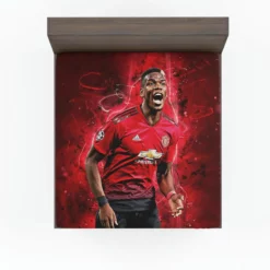 Ethical Football Player Paul Pogba Fitted Sheet