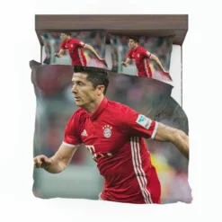 Ethical Football Player Robert Lewandowski Bedding Set 1