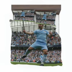 Ethical Football Player Sergio Aguero Bedding Set 1