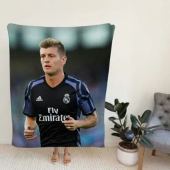 Ethical Football Player Toni Kroos Fleece Blanket