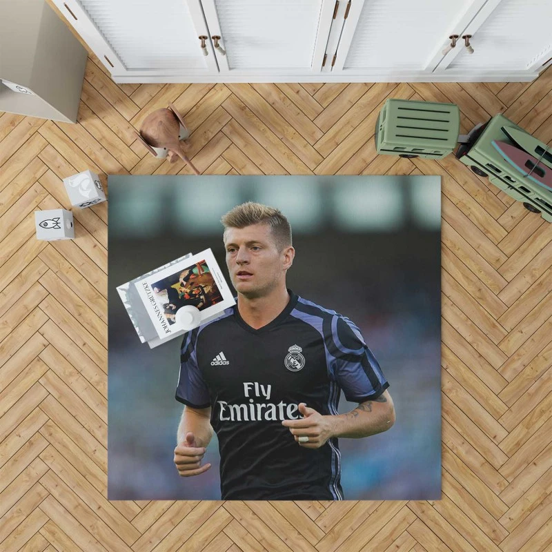 Ethical Football Player Toni Kroos Rug