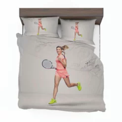 Eugenie Bouchard Canadien Tennis Player Bedding Set 1