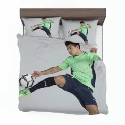 Euphoric Footballer Sergio Aguero Bedding Set 1