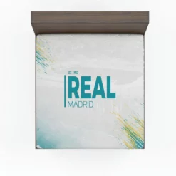 European Cup Football Club Real Madrid Logo Fitted Sheet