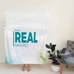 European Cup Football Club Real Madrid Logo Fleece Blanket
