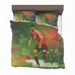 European Cup Soccer Player Marcus Rashford Bedding Set 1