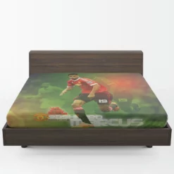 European Cup Soccer Player Marcus Rashford Fitted Sheet 1