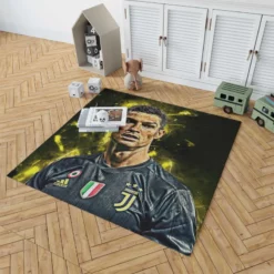 European Cups Footballer Player Cristiano Ronaldo Rug 1