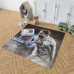 European Footballer Sergio Ramos Rug 1