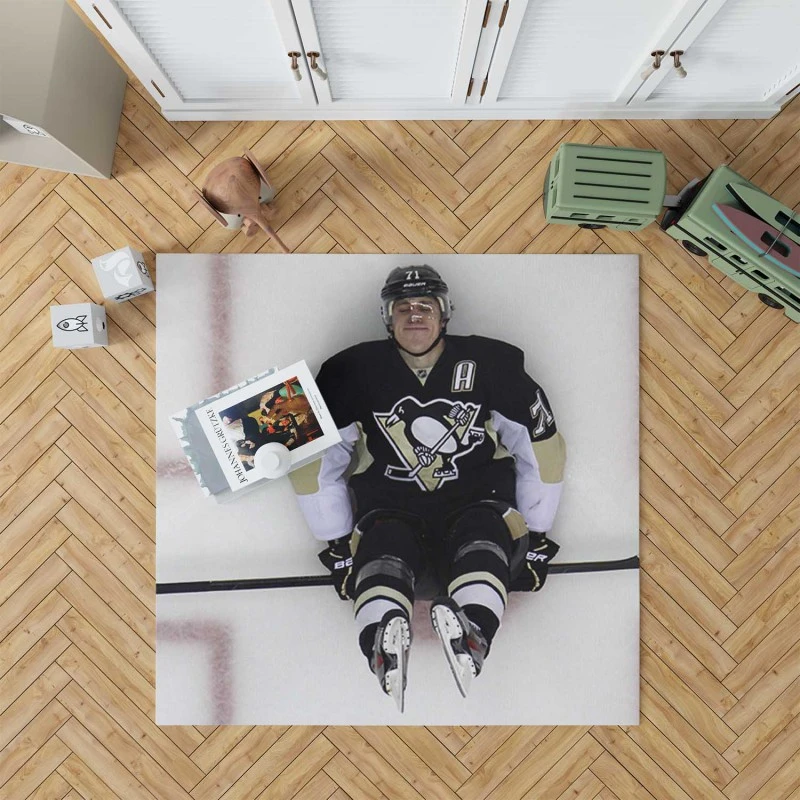 Evgeni Malkin Professional NHL Hockey Player Rug