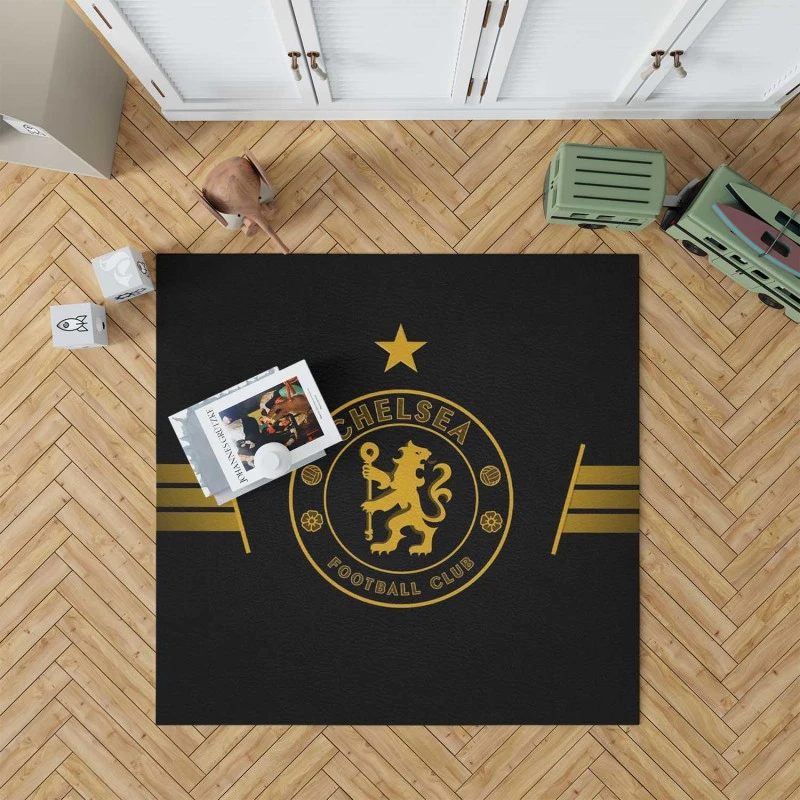 Excellent Chelsea Football Club Logo Rug