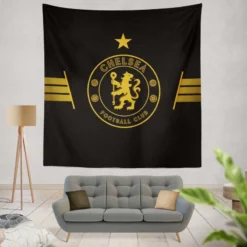 Excellent Chelsea Football Club Logo Tapestry