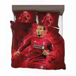 Excellent Dutch Football Player Virgil van Dijk Bedding Set 1