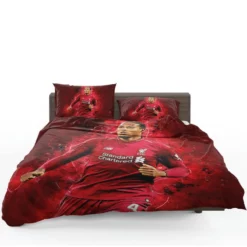 Excellent Dutch Football Player Virgil van Dijk Bedding Set