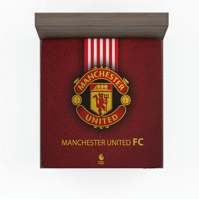 Excellent English Soccer Team Manchester United Logo Fitted Sheet