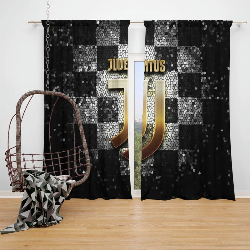 Excellent Football Club Juventus FC Window Curtain