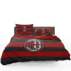 Excellent Football Club in Italy AC Milan Bedding Set