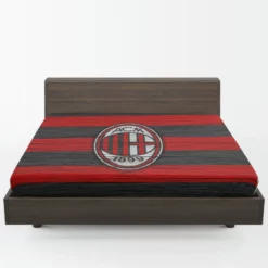 Excellent Football Club in Italy AC Milan Fitted Sheet 1