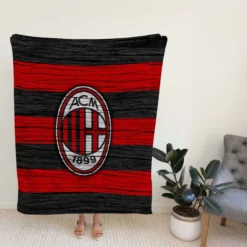 Excellent Football Club in Italy AC Milan Fleece Blanket