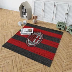 Excellent Football Club in Italy AC Milan Rug 1