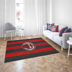 Excellent Football Club in Italy AC Milan Rug 2