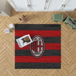 Excellent Football Club in Italy AC Milan Rug