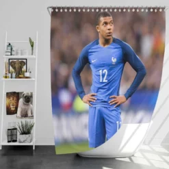 Excellent French Football Player Kylian Mbappe Shower Curtain