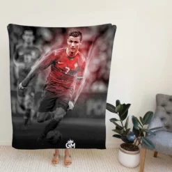 Excellent Juve Football Player Cristiano Ronaldo Fleece Blanket