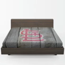 Excellent MLB Baseball Club St Louis Cardinals Fitted Sheet 1