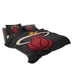 Excellent NBA Basketball Club Miami Heat Bedding Set 2