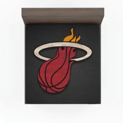 Excellent NBA Basketball Club Miami Heat Fitted Sheet