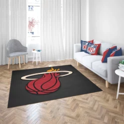 Excellent NBA Basketball Club Miami Heat Rug 2