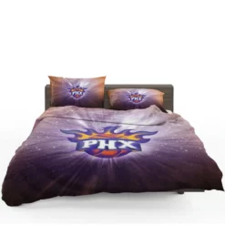 Excellent NBA Basketball Club Phoenix Suns Bedding Set