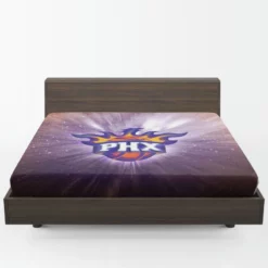 Excellent NBA Basketball Club Phoenix Suns Fitted Sheet 1