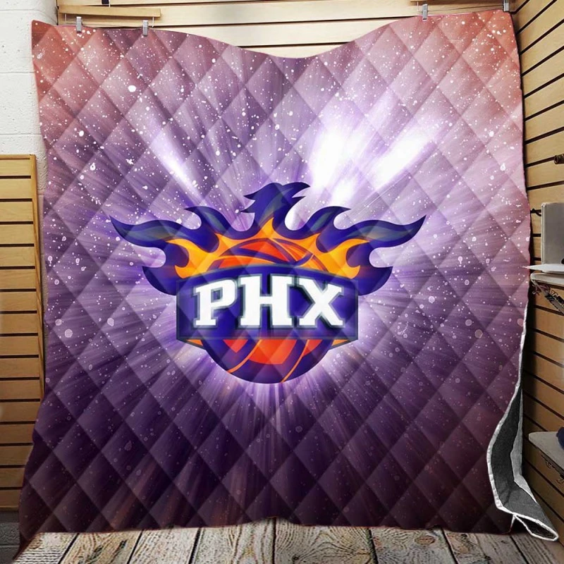 Excellent NBA Basketball Club Phoenix Suns Quilt Blanket