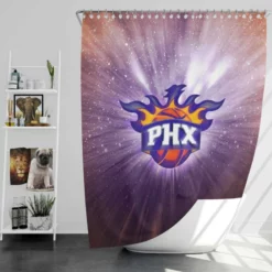 Excellent NBA Basketball Club Phoenix Suns Shower Curtain