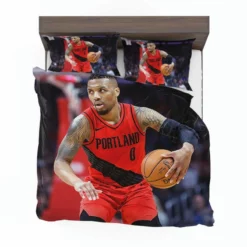 Excellent NBA Basketball Player Damian Lillard Bedding Set 1