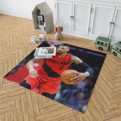 Excellent NBA Basketball Player Damian Lillard Rug 1