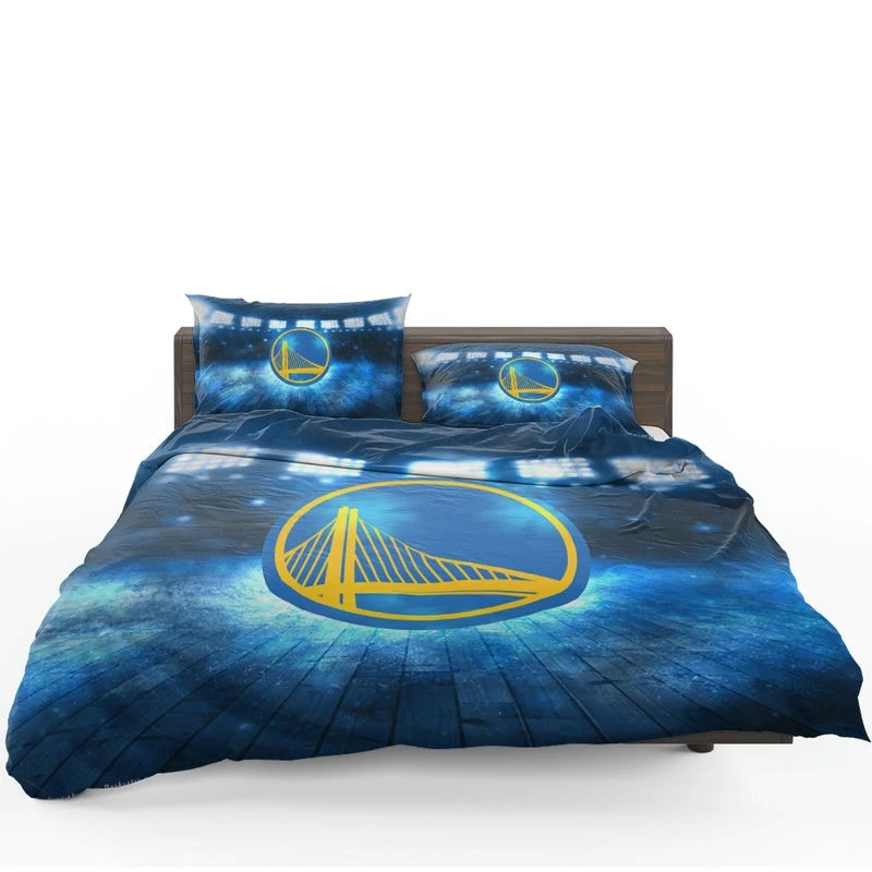 Excellent NBA Basketball Team Golden State Warriors Bedding Set