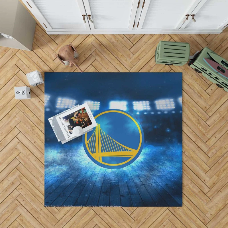 Excellent NBA Basketball Team Golden State Warriors Rug