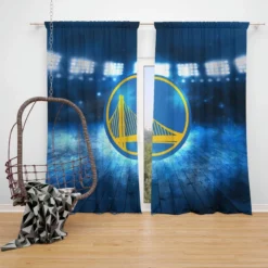 Excellent NBA Basketball Team Golden State Warriors Window Curtain